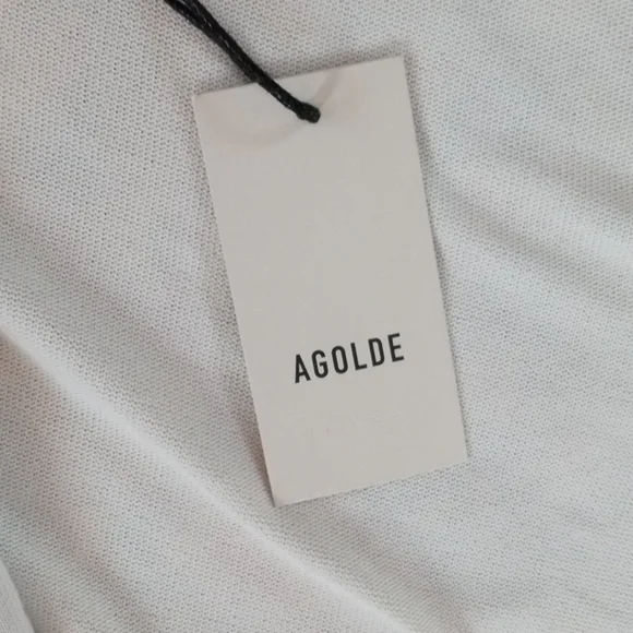 AGolde Boxing Shorts XS white nwt - Picture 8 of 9